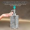 400ML Acrylic Soap Dispenser Bottles Refillable Press Hands Dishes Liquid Dispenser Kitchen Bathroom Countertop Soap Containers