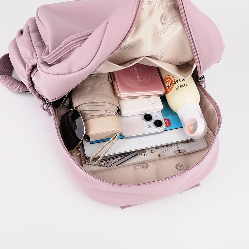 Backpack Large Capacity Multi-compartment Travel Backpack Commuter Nylon Bag