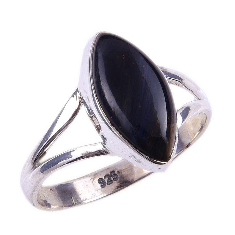 Natural Pietersite Gemstone Handmade 925 Solid Sterling Silver Ring Size 7 v7Y56