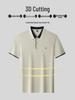 Men's Bamboo Fiber Short-Sleeve Polo - Casual, Fashionable, Breathable, Lapel T-Shirt