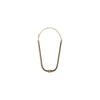CHANEL Double C Double C Lambskin Necklace Women's Black/Gold