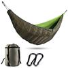 Outdoor Camping Hammock Cover Windproof Insulated Nylon Double Single Person Sleeping Shelter With Grid