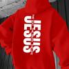 Autumn and Winter New Men's and Women's Hooded Sweatshirt, JESUS Letter Printed Daily Fashion, Casual and Comfortable