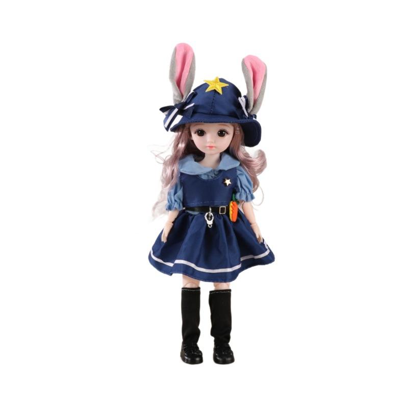 Dress Up Doll 30cm Simulation Princess Barbabi Girl Birthday Gift Children's Toy Gift Box Set