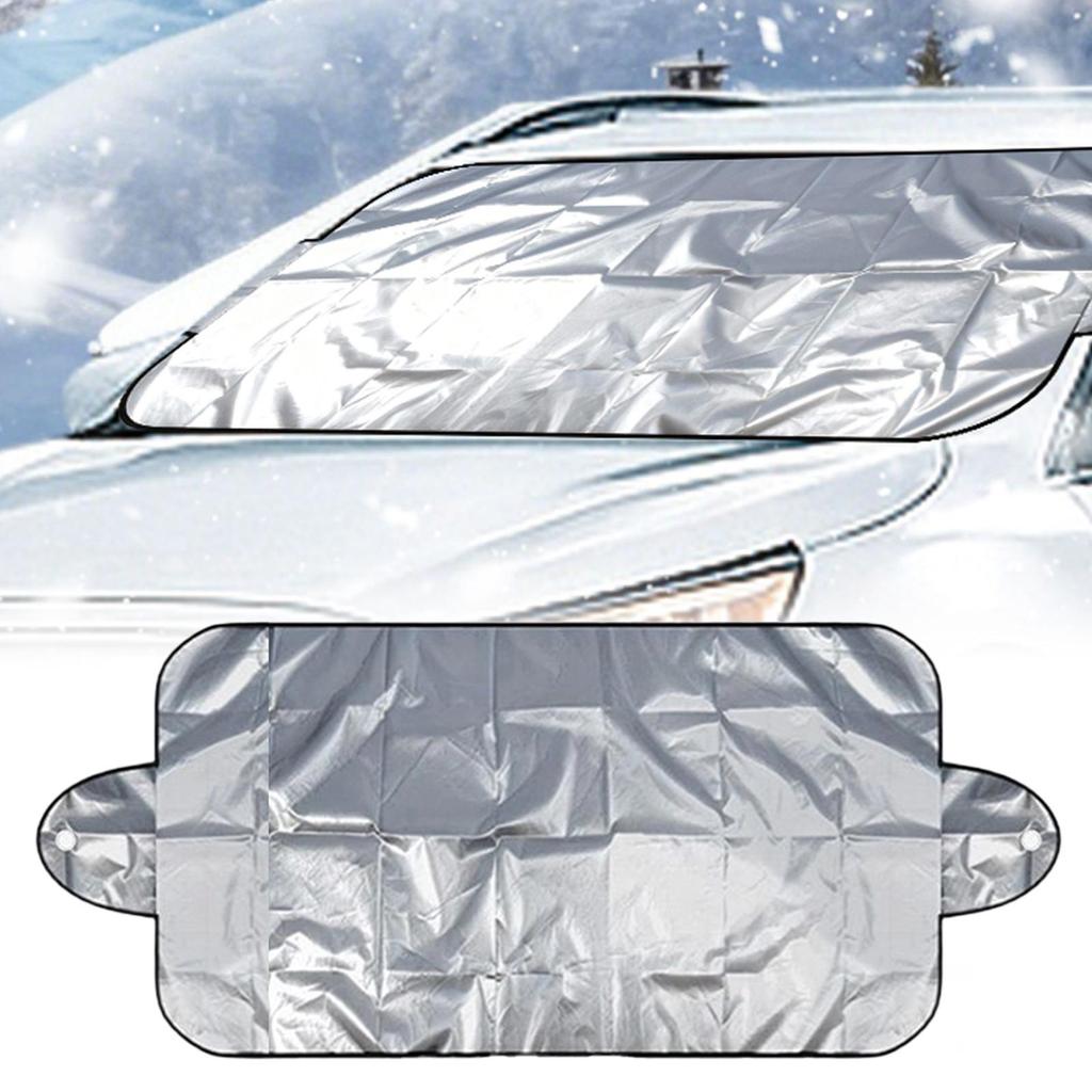 Windshield Snow Cover Thickened Dustproof Windproof Auto Supplies Windshield Snow And Ice Cover For SUVs All-Weather Outdoor