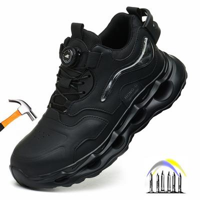 Buty z noskiem stalowym dla mężczyzn i kobiet Niezniszczalne Buty Bezpieczeństwa Lekkie Antypoślizgowe Odporne na przebicie Poduszka powietrzna Oddychające Buty Robocze