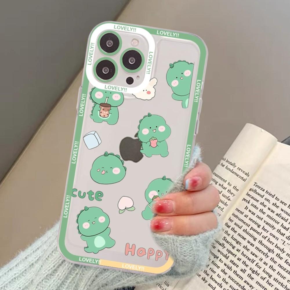 Lovely Little Dinosaur Phone Case For Redmi 7 8 9 A For Redmi Note 5 7 8 9 10 11 Pro Max 4G 5G Funfas
