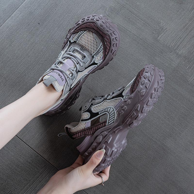 Thick-soled Heightening Casual Women's Summer New Versatile Hollow Breathable Bag Head Sports Sandals
