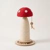 Toadstool Cat Scratching Post Cute Pet Furniture Wooden for Living Room, Cats