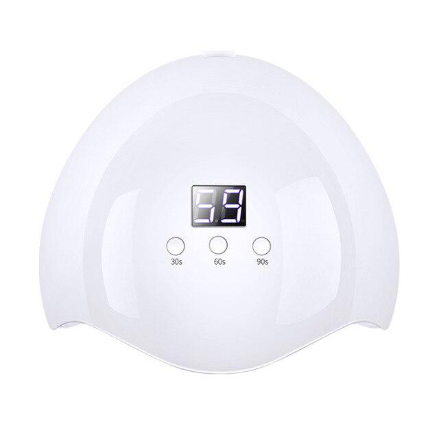 LED UV Nail Dryer Nails Gel Varnish Manicure Curing Lamp Drying Machine Screen USB Charge Dry Light