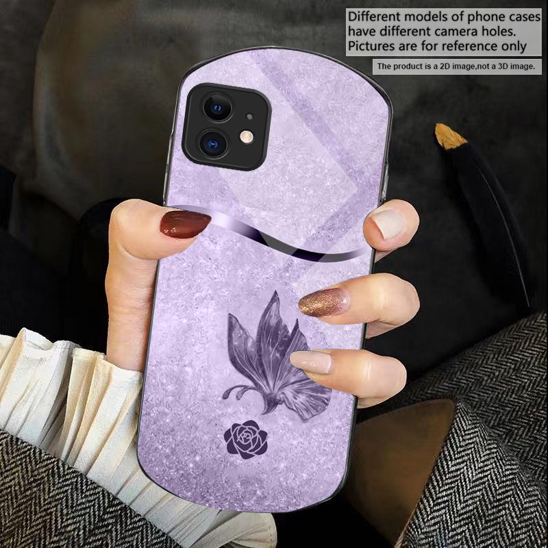 

Полный восточной элегантности Для iPhone 17 Air 16 15 14 Pro 13 Plus 12 mini 11 Pro Max XR X 7 8 Эллиптический чехол для телефона из закаленного стекла iPhone17 Pro