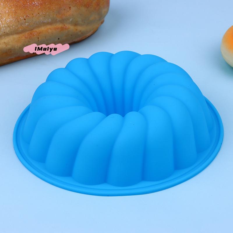 M-Silicone Spiral Pattern Cake Mold Mini Cake Pan Jelly Pudding Molds Bakeware Tray Maker DIY Baking Cake Tools
