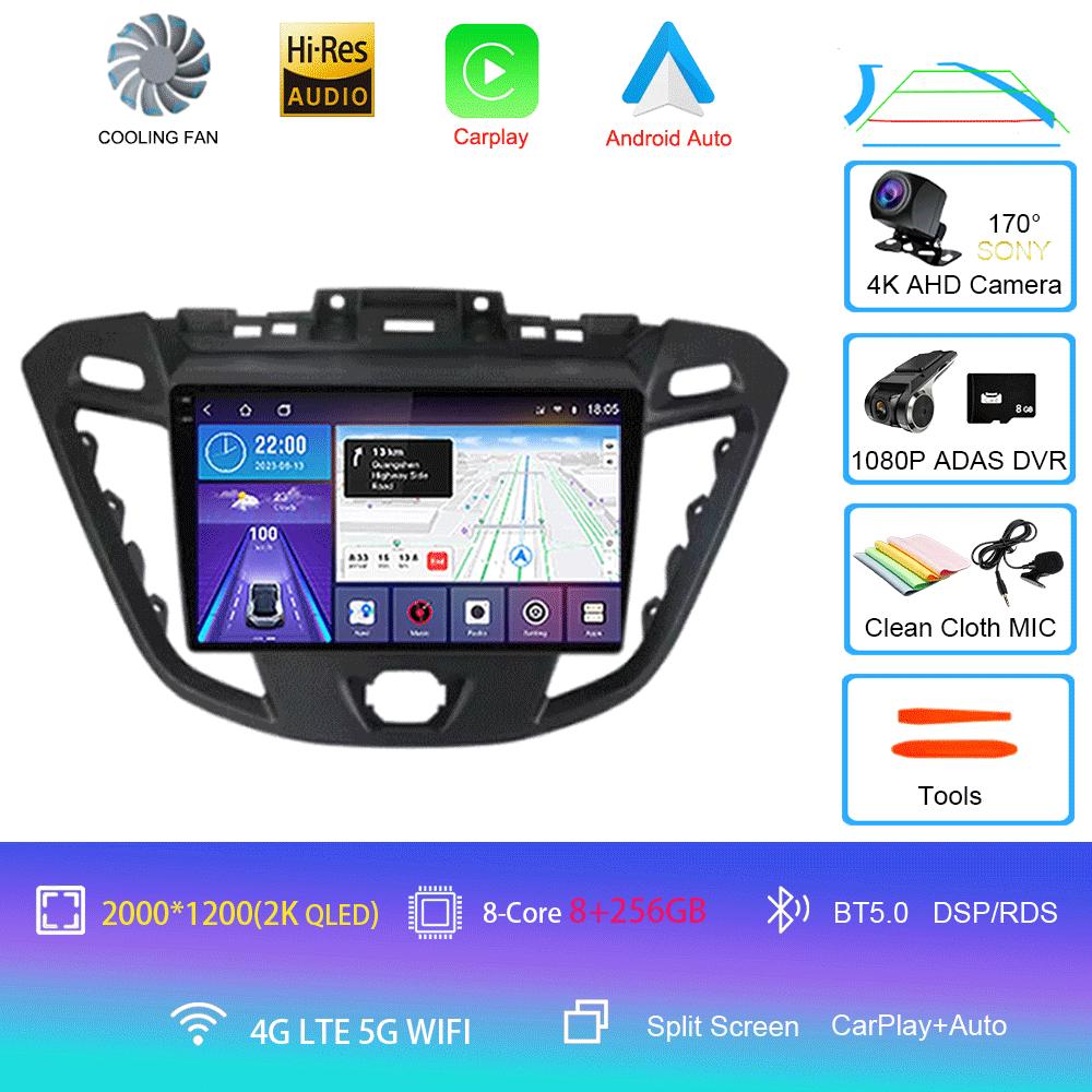 Android 14 For Ford Tourneo Custom 1 I Transit 2012 - 2021 Car Radio Multimedia Video Player Navigation stereo GPS No 2din 2 din