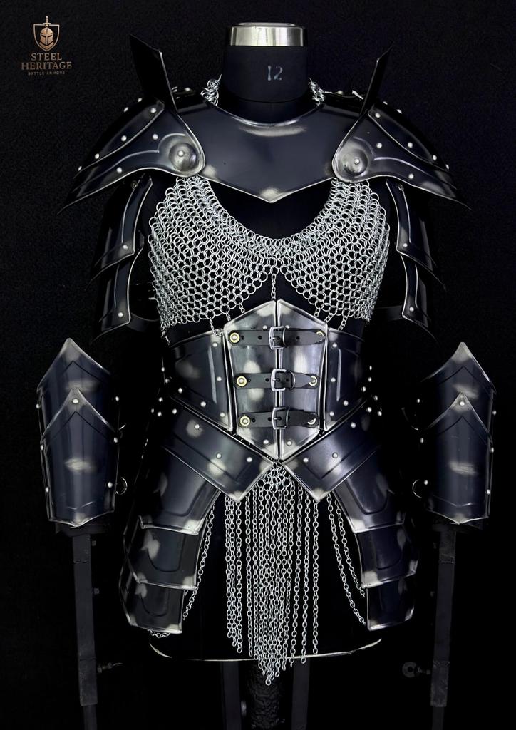 Medieval Knight Costume for LARP Cosplay Renaissance Faire Festival Outfit
