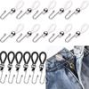5/10Pcs Clip-On Structure Jeans Zipper Holder  Household Clothing Repairs