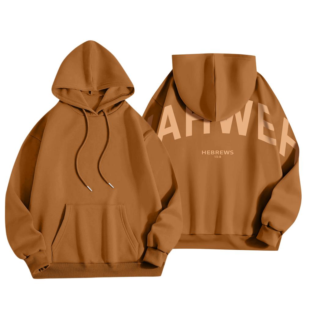 Halloween Blood-stained Print Men's Loose Hooded Sweatshirt