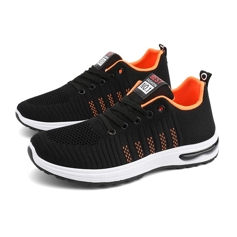 New Spring and Autumn Soft Soled Running Mesh Breathable Men's Casual Sports Shoes Trendy Mesh Walking and Hiking Men's Shoes