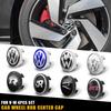 VW 4Pcs 56mm 60mm Car Wheel Center Hub Cap Cover Emblem Stickers For Volkswagen VW GTI Polo Golf Passat Tiguan Arteon Touareg Caddy