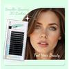 Yelix Smaller Opening 3D Lashes Narrow 3D W Shape Eyelash Extension Premade Volume Fan Lashes Natural Soft Eyelash