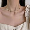 Dopamine Pearl Necklace: Retro Court Style Versatile Clavicle Chain for Women