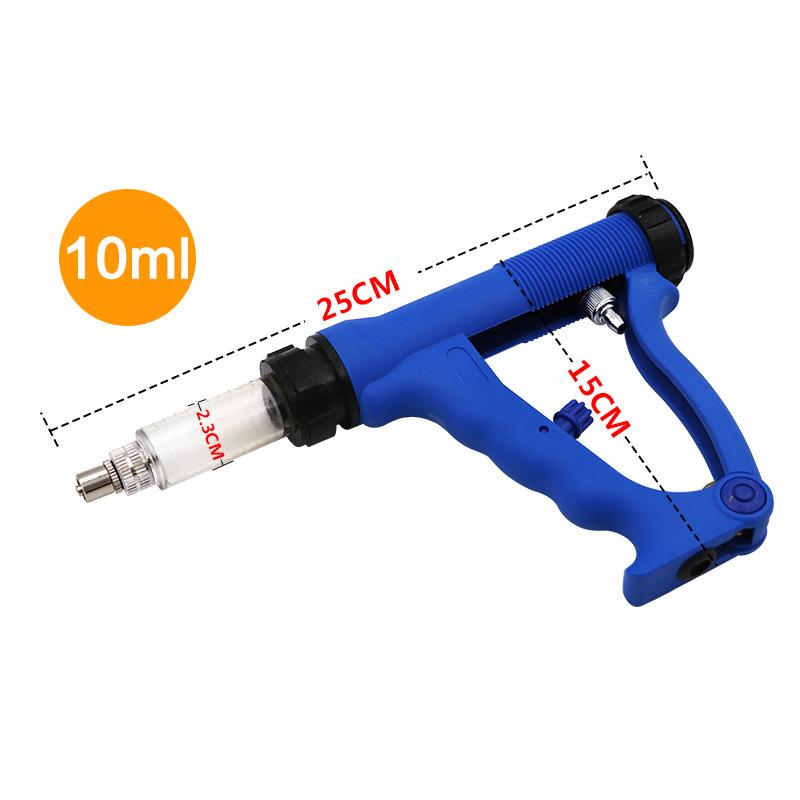 

Veterinary Feeding Gun 50ml 30ml 20ml 10ml Continuous Drench Gun for Cattle Sheep Goats Pet Animals Oral Injection & Infusion As photos