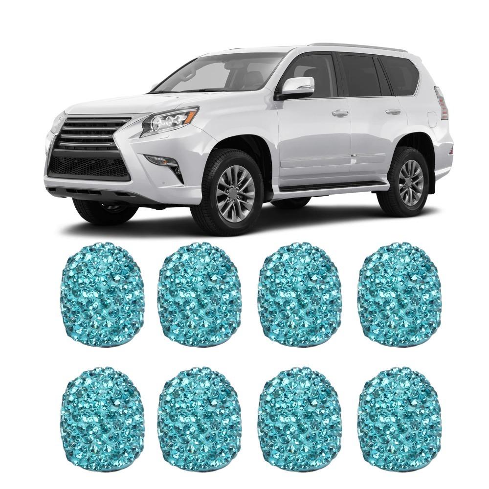 8PCS Dustproof Wheel Valve Stem Caps Handmade Rhinestone Bling Valve Stem Caps  Auto Shop