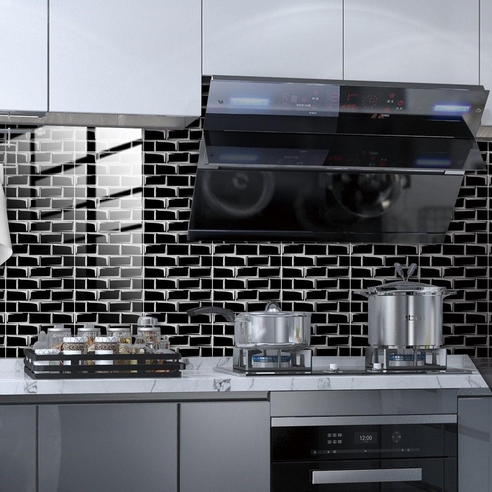 10 Pezzi PVC Adesivo Murale 3D 15*15cm Decorazione Murale Artistica Adesivi per Piastrelle Soggiorno Parete Sfondo Divano