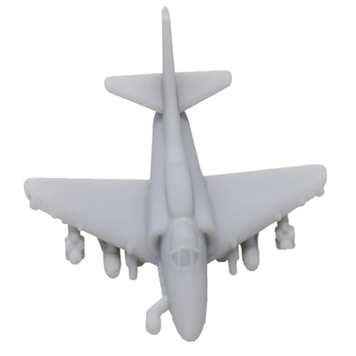 10PCS A-4 Skyhawk Fighter 1/2000-1/350 Scale Model Battle Military Model Airplane DIY Miniature Mold Collection (1/700 (17mm))