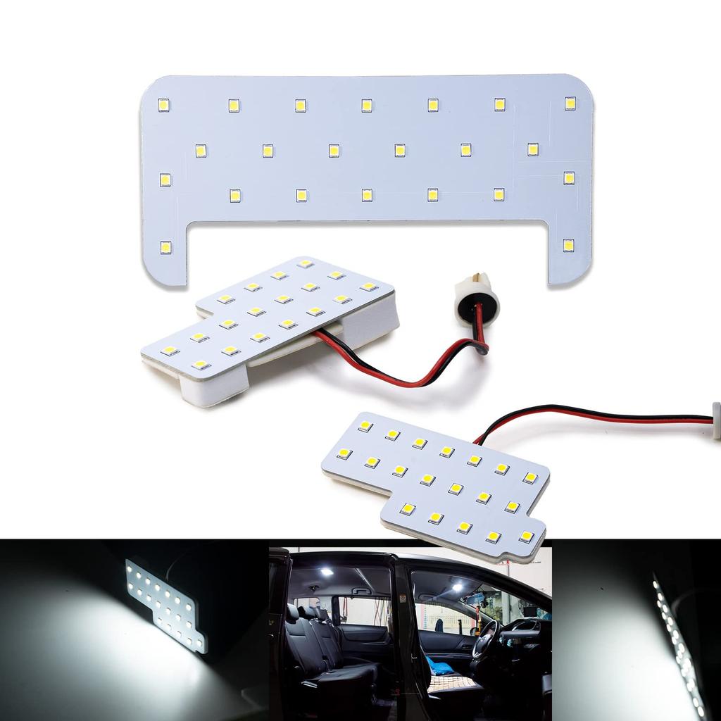 Toyota Hilux Pickup Truck Dedicated LED Interior Lamp Set with Dimming Tool Warranty Adjustment, Included, 6000K, One-Year (HYUGA)