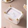 European Style Ceramic Small Paper Box, Living Room Paper Box, Home Dining Room Coffee Table, Creative Tissue Box