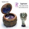 Luminous Rotating DIY Constellation Music Box: Creative Retro Gift for Girls - Perfect for Christmas or Birthdays