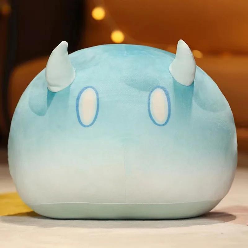 Genshin Impact Slijm Pluche Speelgoed Anime Pop Element Anemo Elektro Pyro Cryo Hydro Geo Dendro Zacht Kussen Vakantiecadeau voor Kinderen