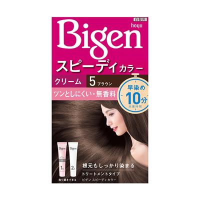 Bigen Speedy Color Cream Type 5 Brown for Hair Dyeing