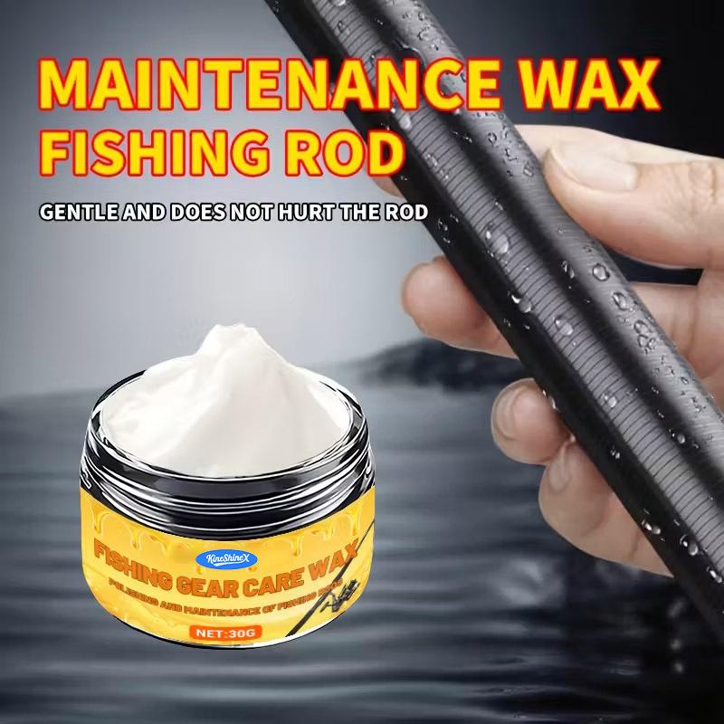 30g Premium Fishing Rod Protective Wax, Universal Care Cream for Angling Equipment Maintenance,High-End Fishing Rod Care Wax