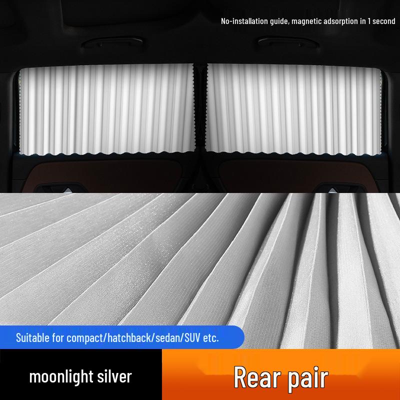 Magnetic Car Sunshade Curtains: Sun Protection & Heat Insulation Privacy Solution