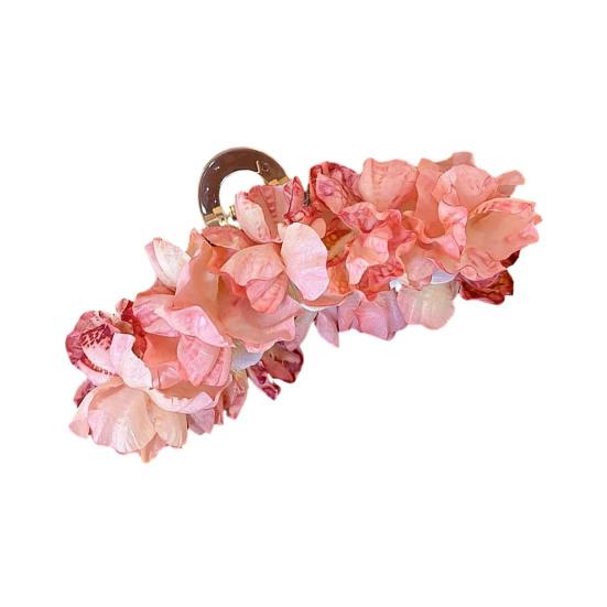 Women Hair Claw Artificial Flower Clip Back Head Decor Hair Shower Hair Clip Hair Styling Tool