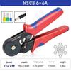 Compact Tube Terminal Crimper Ratchet Tool Set for Electricians