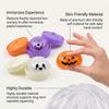 Brokatowe Halloweenowe Pierożki Naciskane Pierożki Squishies Powoli Rosnące Zabawka Fidget do Rozładowania Stresu dla Dorosłych Bułka Przeciw Lękom Prezent