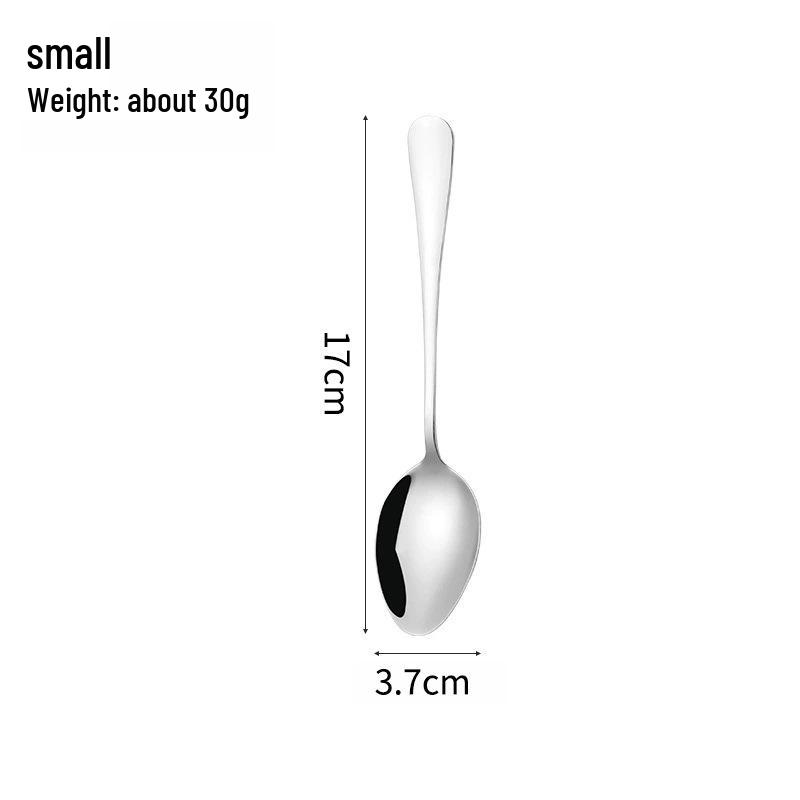 

Ложка для супа и кофе из нержавеющей стали 304 в корейском стиле с длинной ручкой 410 Material