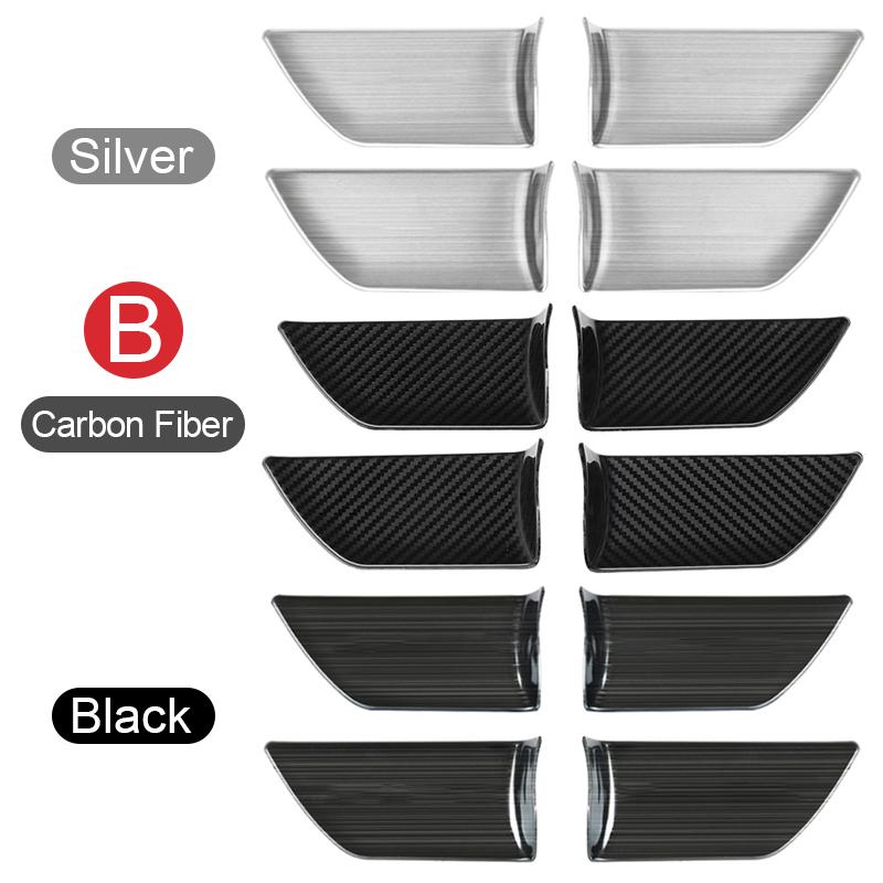 Car Accessories For Toyota Highlander XU70 Kluger 2020-2024 2024 Stainless Inner Door Handle Bowl Cover Decoration Trim Stickers