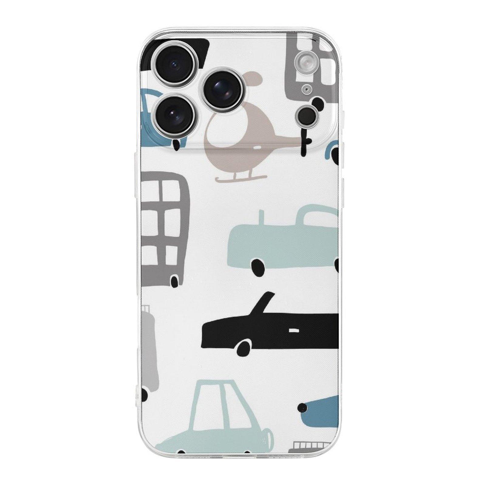 

1 Pack For Iphone 17/17Air/17Pro/17ProMax Transparent TPU Anti-Smudge Protective Case With Cushion Corners And Raised Edges IPHONE-17ProMax белый