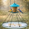 Foldable Bird Food Catcher Tray Antispill Large Capacity Hanging Bird Feeder Windproof Efficient Collection Bird Food Collector