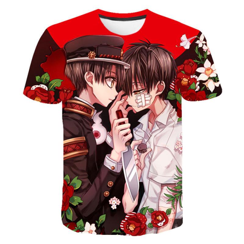 

Футболка с 3D принтом «Унитаз Ханако-Кун», аниме Jibaku Shounen Hanako Kun, уличная одежда для мужчин и женщин, модная футболка, футболки в стиле хип-хоп, топы M