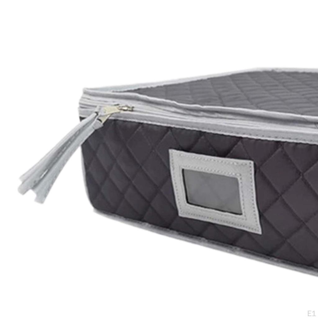 China Storage Case Hard Shell Case, for Seasonal Storage, Cup Plate Bowl Bag, Dish Organizer