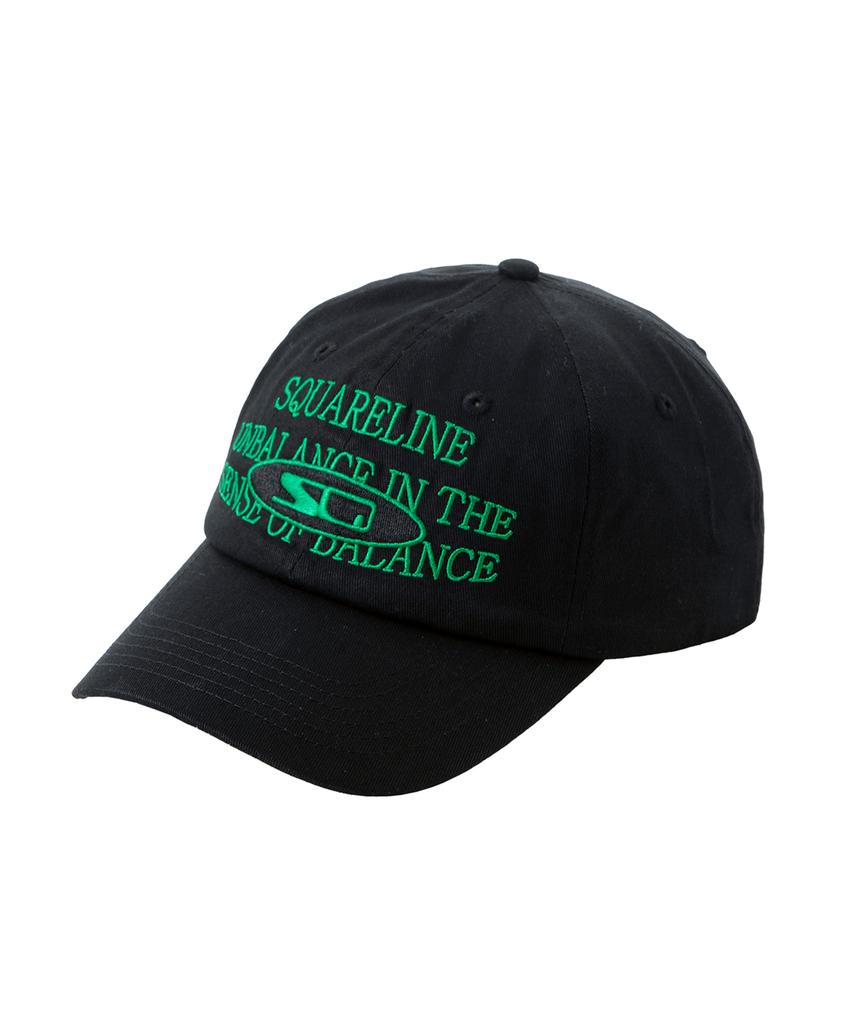 Seukweeolain Sq Message Ball Cap - Black
