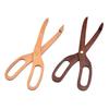 Wooden Portable Kitchen and BBQ Food Tongs for Desserts, Pastry, and Bread