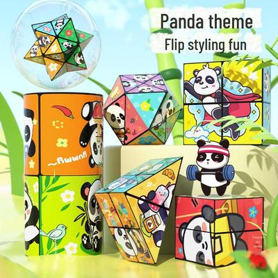 Panda Magic 3D Infinite Folding Cube - Children's Educational Geometric Toy