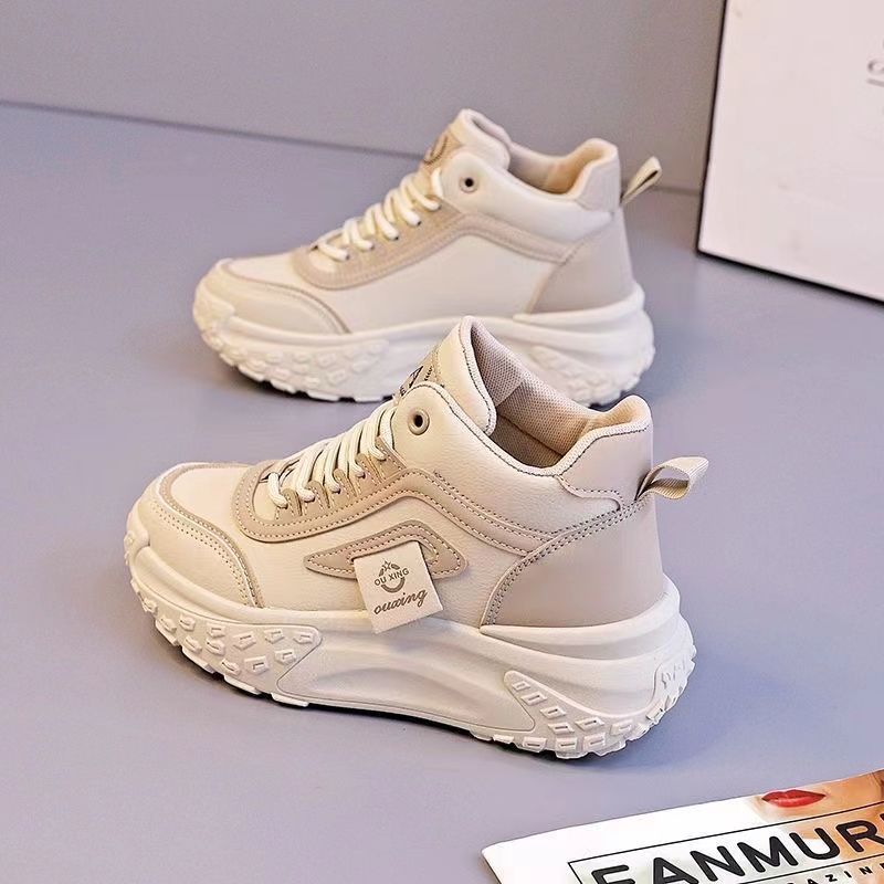 

Женские кроссовки для бега, женские кроссовки с высоким верхом, универсальная обувь, зарубежная мода, обувь на платформе, спортивная и повседневная обувь 38