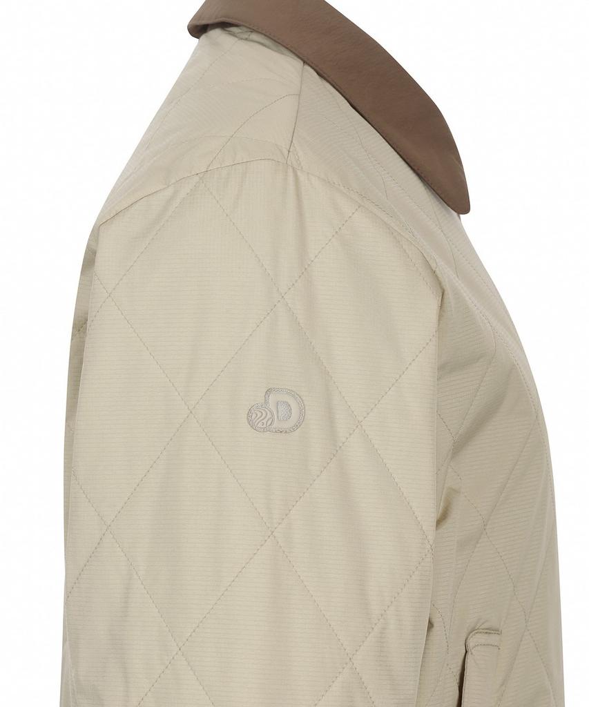 Discovery Expedition Women'S Collared Quilted Padded Jacket (L/Beige)