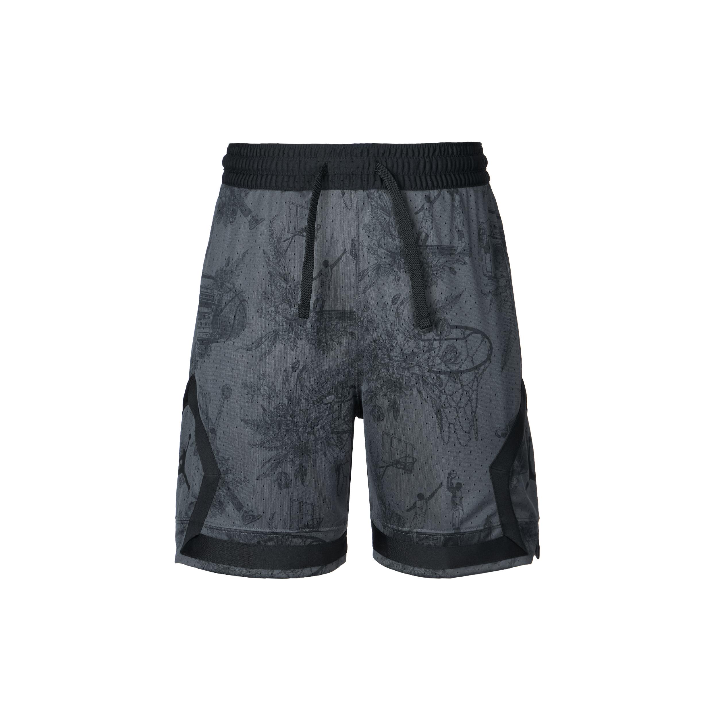 Jordan Men s Dri FIT Printed Diamond Shorts Casual Shorts Men s Black FV8614-010 M